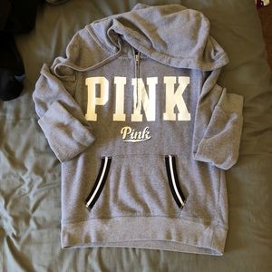 PINK Quarter zip hoodie